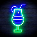 ADVPRO Cocktail Drinks Ultra-Bright LED Neon Sign fnu0177 - Green & Blue