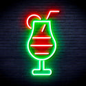 ADVPRO Cocktail Drinks Ultra-Bright LED Neon Sign fnu0177 - Green & Red