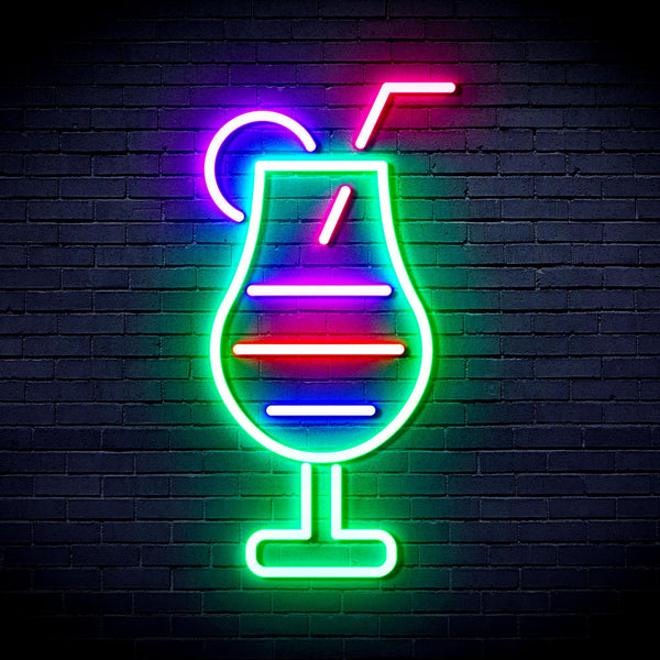ADVPRO Cocktail Drinks Ultra-Bright LED Neon Sign fnu0177 - Multi-Color 4