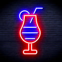 ADVPRO Cocktail Drinks Ultra-Bright LED Neon Sign fnu0177 - Red & Blue