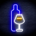 ADVPRO Wine Bottle with Glass Ultra-Bright LED Neon Sign fnu0178 - Multi-Color 7