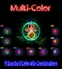 ADVPRO Christmas Tree Ornament Ultra-Bright LED Neon Sign fnu0179 - Multi-Color