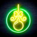 ADVPRO Christmas Tree Ornament Ultra-Bright LED Neon Sign fnu0179 - Green & Yellow