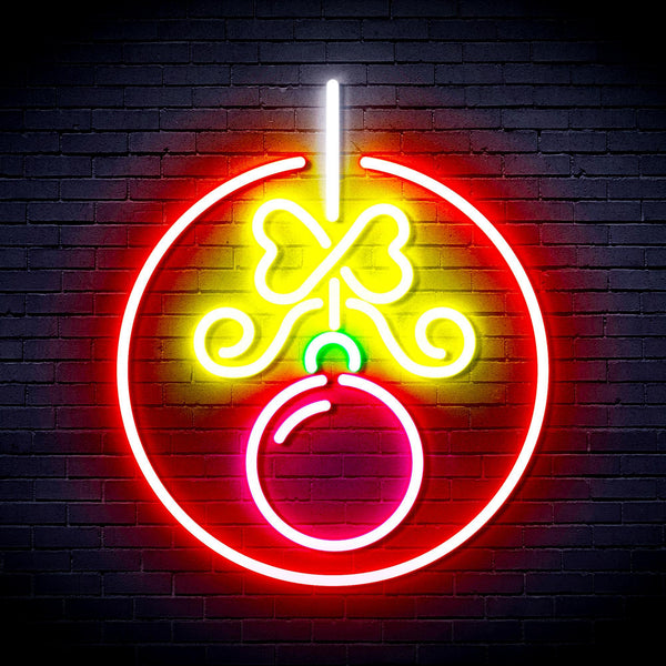 ADVPRO Christmas Tree Ornament Ultra-Bright LED Neon Sign fnu0179 - Multi-Color 8