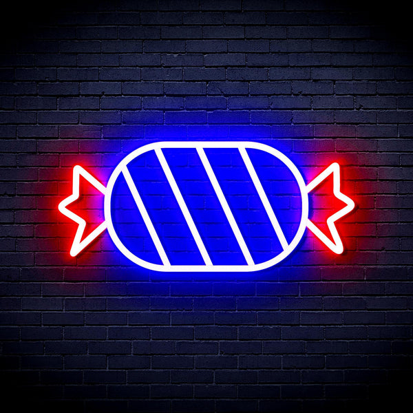 ADVPRO Candy Ultra-Bright LED Neon Sign fnu0180 - Blue & Red