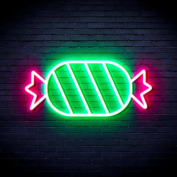 ADVPRO Candy Ultra-Bright LED Neon Sign fnu0180 - Green & Pink