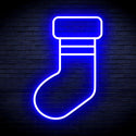 ADVPRO Christmas Sock Ultra-Bright LED Neon Sign fnu0181 - Blue
