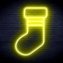 ADVPRO Christmas Sock Ultra-Bright LED Neon Sign fnu0181 - Yellow
