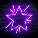 ADVPRO Flashing Star Ultra-Bright LED Neon Sign fnu0183 - Purple
