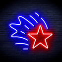 ADVPRO Meteor Ultra-Bright LED Neon Sign fnu0184 - Blue & Red