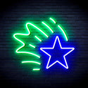 ADVPRO Meteor Ultra-Bright LED Neon Sign fnu0184 - Green & Blue