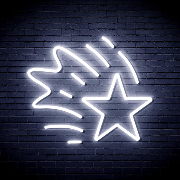 ADVPRO Meteor Ultra-Bright LED Neon Sign fnu0184 - White
