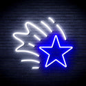 ADVPRO Meteor Ultra-Bright LED Neon Sign fnu0184 - White & Blue
