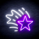 ADVPRO Meteor Ultra-Bright LED Neon Sign fnu0184 - White & Purple