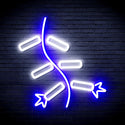 ADVPRO Firecracker Ultra-Bright LED Neon Sign fnu0185 - White & Blue