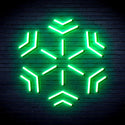 ADVPRO Snowflake Ultra-Bright LED Neon Sign fnu0187 - Golden Yellow