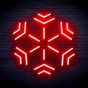 ADVPRO Snowflake Ultra-Bright LED Neon Sign fnu0187 - Red