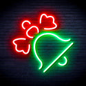 ADVPRO Christmas Bell with Ribbon Ultra-Bright LED Neon Sign fnu0188 - Green & Red