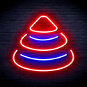 ADVPRO Modern Christmas Tree Ultra-Bright LED Neon Sign fnu0191 - Blue & Red