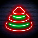 ADVPRO Modern Christmas Tree Ultra-Bright LED Neon Sign fnu0191 - Green & Red