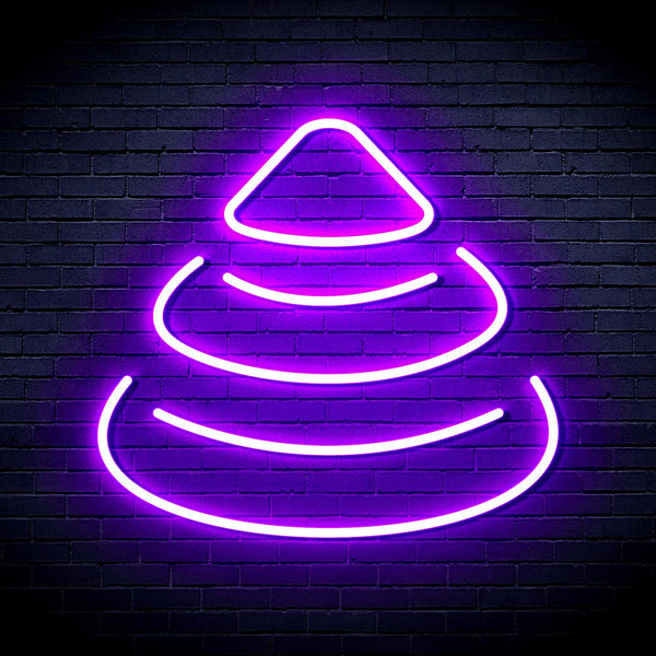 ADVPRO Modern Christmas Tree Ultra-Bright LED Neon Sign fnu0191 - Purple