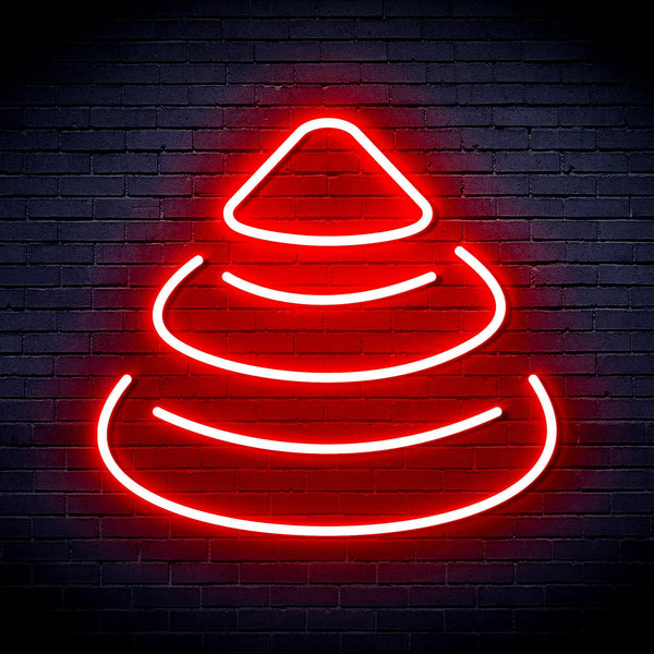 ADVPRO Modern Christmas Tree Ultra-Bright LED Neon Sign fnu0191 - Red