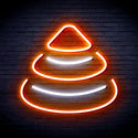 ADVPRO Modern Christmas Tree Ultra-Bright LED Neon Sign fnu0191 - White & Orange