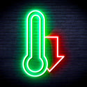 ADVPRO Temperature Drop Ultra-Bright LED Neon Sign fnu0192 - Green & Red