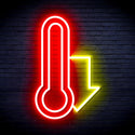 ADVPRO Temperature Drop Ultra-Bright LED Neon Sign fnu0192 - Red & Yellow