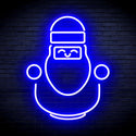 ADVPRO Cute Santa Claus Ultra-Bright LED Neon Sign fnu0193 - Blue