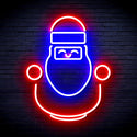 ADVPRO Cute Santa Claus Ultra-Bright LED Neon Sign fnu0193 - Blue & Red