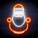 ADVPRO Cute Santa Claus Ultra-Bright LED Neon Sign fnu0193 - White & Orange