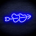 ADVPRO Hearts with Arrow Ultra-Bright LED Neon Sign fnu0200 - Blue