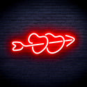 ADVPRO Hearts with Arrow Ultra-Bright LED Neon Sign fnu0200 - Red