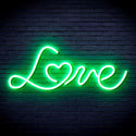 ADVPRO Love with Heart Ultra-Bright LED Neon Sign fnu0201 - Golden Yellow