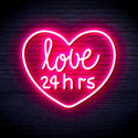 ADVPRO Love 24 Hours Ultra-Bright LED Neon Sign fnu0203 - Pink