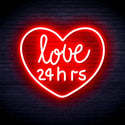 ADVPRO Love 24 Hours Ultra-Bright LED Neon Sign fnu0203 - Red