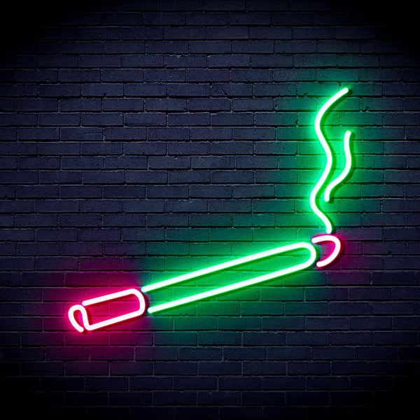 ADVPRO Cigarette Ultra-Bright LED Neon Sign fnu0205 - Green & Pink