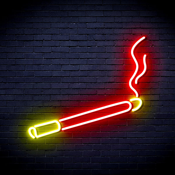 ADVPRO Cigarette Ultra-Bright LED Neon Sign fnu0205 - Red & Yellow