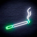 ADVPRO Cigarette Ultra-Bright LED Neon Sign fnu0205 - White & Green