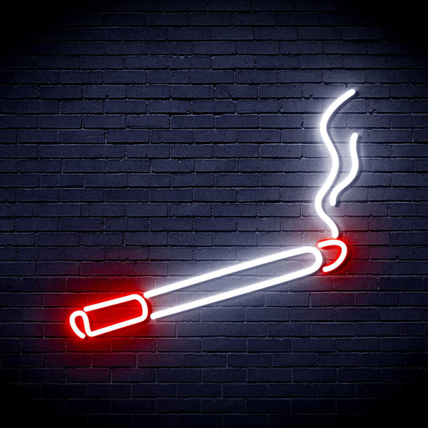 ADVPRO Cigarette Ultra-Bright LED Neon Sign fnu0205 - White & Red