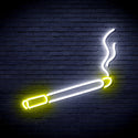 ADVPRO Cigarette Ultra-Bright LED Neon Sign fnu0205 - White & Yellow