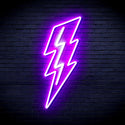 ADVPRO Lighting bolt Ultra-Bright LED Neon Sign fnu0206 - White & Purple