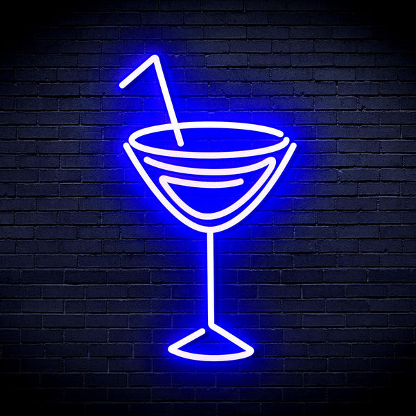ADVPRO Dry Martini Ultra-Bright LED Neon Sign fnu0207 - Blue