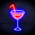 ADVPRO Dry Martini Ultra-Bright LED Neon Sign fnu0207 - Blue & Red