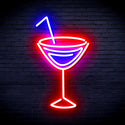 ADVPRO Dry Martini Ultra-Bright LED Neon Sign fnu0207 - Red & Blue