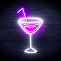 ADVPRO Dry Martini Ultra-Bright LED Neon Sign fnu0207 - White & Purple