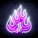ADVPRO Flame Ultra-Bright LED Neon Sign fnu0208 - White & Purple