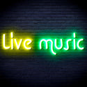 ADVPRO Live Music Ultra-Bright LED Neon Sign fnu0209 - Green & Yellow