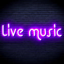 ADVPRO Live Music Ultra-Bright LED Neon Sign fnu0209 - Purple